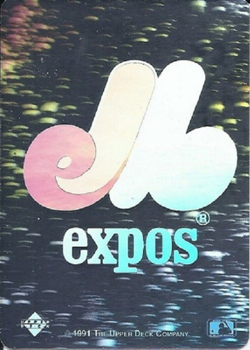 Mlb Expos De Montreal Holograma - Upper Deck 1991