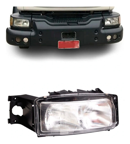 Farol Principal Direito Para Volvo Vm 17 Vm 23 Vm 270 Vm 330