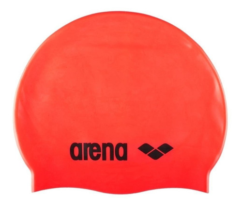 Gorra Arena Classic Natación Silicona Pileta Adultos Gorro Color Naranja Fluo Tamaño Adultos