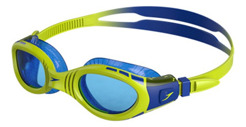 Antiparra Speedo Futura Biofuse Flexiseal Junior Pileta Kids Color Verde/azul