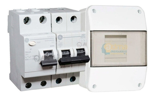 Combo Termica Disyuntor 40a Caja Bipolar General Electric