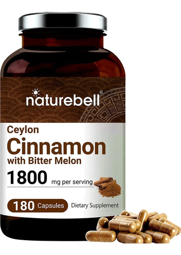 Naturebell | Ceylon Cinnamon | 1800mg | 180 Capsules