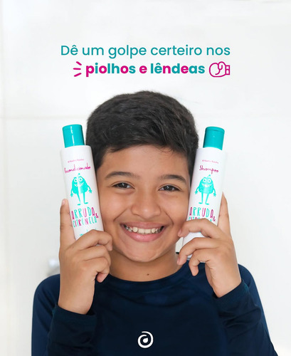 Kit Shampoo Condicionador Arruda & Citronela Combate Piolho