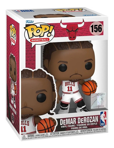 Funko Pop! Basketball Nba Chicago Bulls Demar Derozan No 156