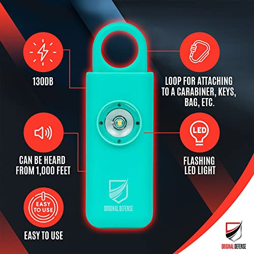 Alarma Defensa Personal 130 Db Led (mint)