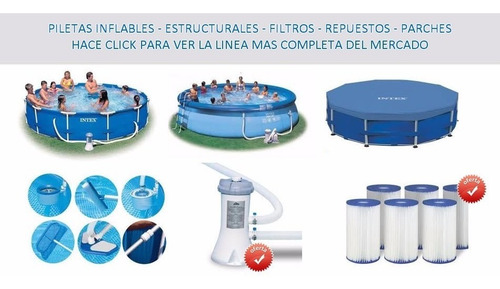 Imagen 3 de 6 de Pileta Estructural Bestway 366 X76 + Bomba + Manguera Filtro