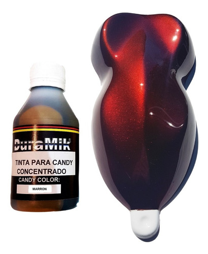 Imagen 1 de 4 de Tinta Candy Concentrada Color Marrón X 150 Ml.