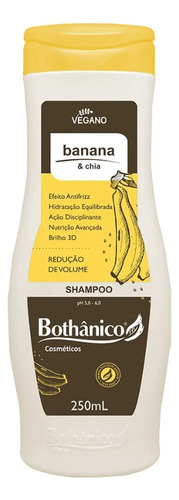 Shampoo Banana E Chia Bothânico Hair 250ml