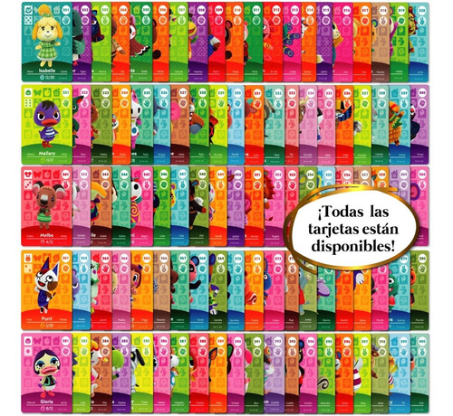60 Tarjetas Nfc Amiibo - Animal Crossing + Empaque Oficial