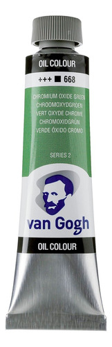 Tinta Óleo Van Gogh Talens 20ml Cor Chromium Oxide Green 668