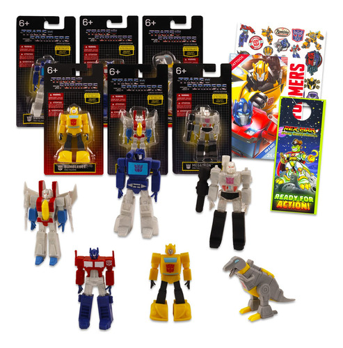 Transformers Toys - Juego De Mini Figuras  Paquete De 6 .