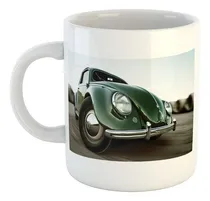 Comprar Taza Ceramica Vehiculos Auto Antiguo Bola Verde Coche