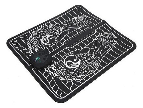 Tapete Elétrico Para Massagem Nos Pés Com Carregamento Usb