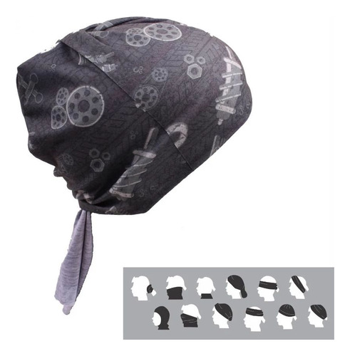 Bandana Rider Mascara Faixa Tam Único Proteção Solar Uv 50+