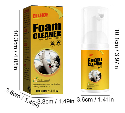 Foam Durable Cleaner Limpiador De Espuma Multifunción Con Ef