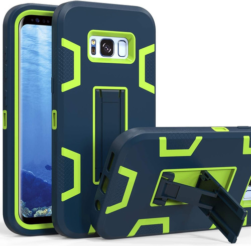 Funda Para Galaxy S8 (color Azul-verde/marca Luckycat)