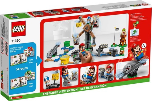 Imagen 2 de 4 de Lego® Super Mario: Reznor Knockdown #71390 Ade