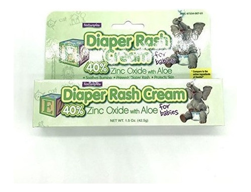 Diaper Rash Cream 40% Zinc Oxide With Aloe