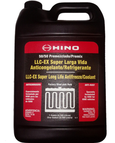 Anticongelante Refrigerante Coolant 50/50 Hino (toyota)