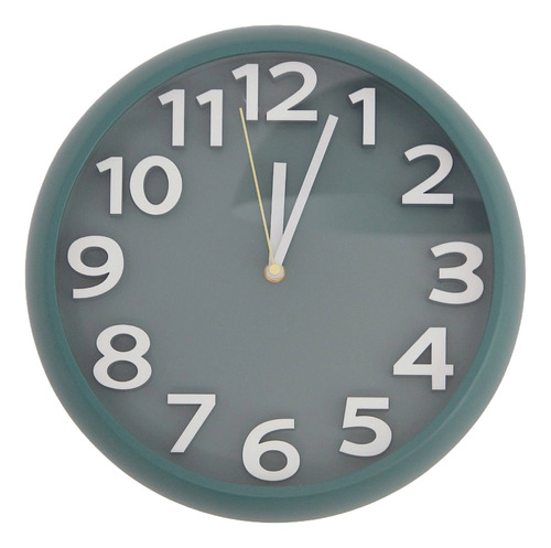 Reloj De Pared Moderno Grande Silencioso Colores 30cm 