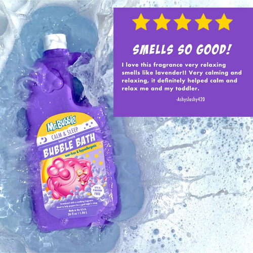 Mr Bubble Espuma Banho Banheira Crianças Calm Sleep 1,06 Lt