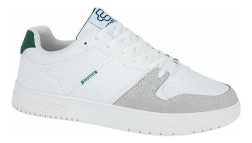 Tenis Casual De Caballero Charly 1002 Color Blanco/ Verde