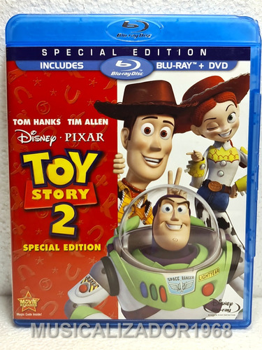 Blu-ray Toy Story 2 + Dvd Original Importado Impecable Envío
