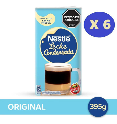 Leche Condensada Nestlé X 395gr - Combo X 6 Unidades!