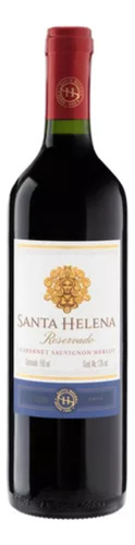 Vinho chileno tinto seco reservado cabernet merlot Santa Helena 750ml