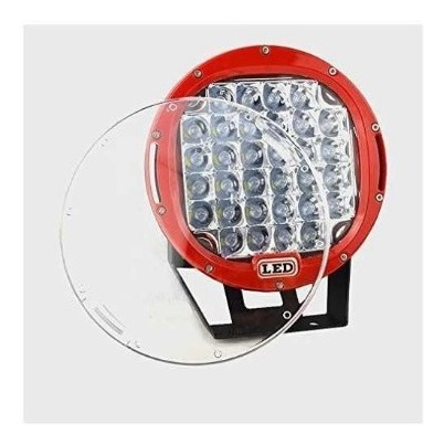 Imagen 5 de 6 de Faro Led Tipo Arb 96w 9 Pulgadas Para Rusticos Y 4x4 Rojo