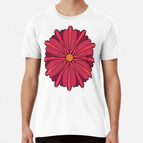 Remera Flor De Primavera Tropical Floral Roja De Dibujos Ani