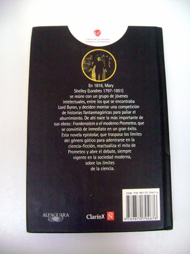 Frankenstein Mary Shelley Clarin Clasicos Tapa Dura Boedo (Usado)
