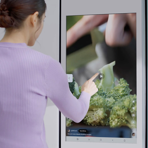 Heladera Samsung Bespoke French Rf29 Con Pantalla 699 Litros