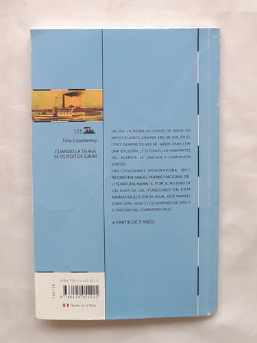 Cuando La Tierra Se Olvido De Girar Fina Casalderrey Oferta (Usado)