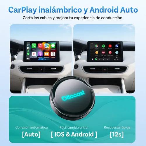 Ottocast P3 Pro Ai Box Carplay Android Auto Inalámbrico