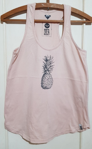 Musculosa Roxy  Talle Xs  Color Beige  Diseño Ananá