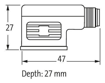 Conector Para Válvula Msud 7000-41421-0000000 A (18mm) M12x1