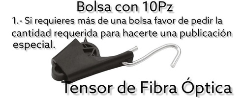 50 Piezas Tensor Con Gancho Para Fibra Óptica 