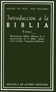 Introduccion A La Biblia. Ii: Hermeneutica Biblica. Histo...