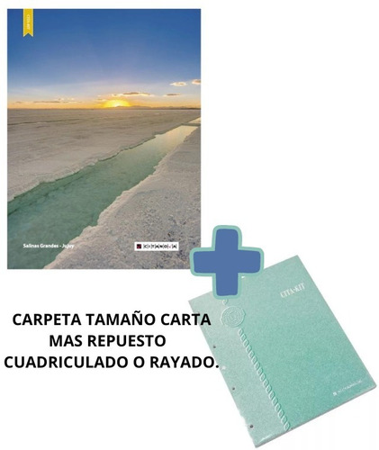 Carpeta  Citakit Tamaño Carta Línea Argentina + Repuesto
