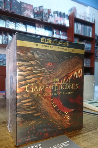 4k Hd. Game Of Thrones: The Complete Collection.
