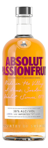 Absolut Vodka Passionfuit 1l Nuevo Sabor Nueva Edición 1 Lit
