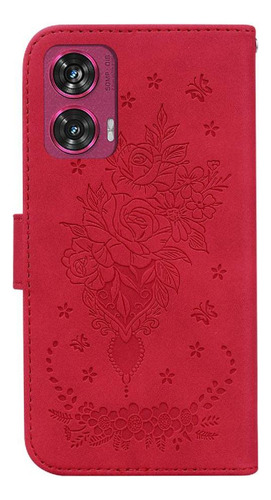 Funda For Motorola Edge 50 Fusion Cartera Kickstand Flip