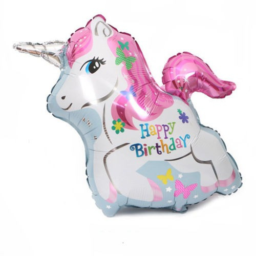 Hermoso Unicornio Globo Foil Fiestas Globos Cumpleaños Día D