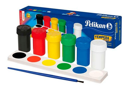 Pintura Tempera Para Cartel C/6pz De 25mlc/u