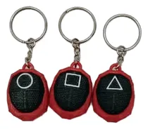Comprar Juego De 3 Llaveros De Máscaras Del Juego Del Calamar Squid