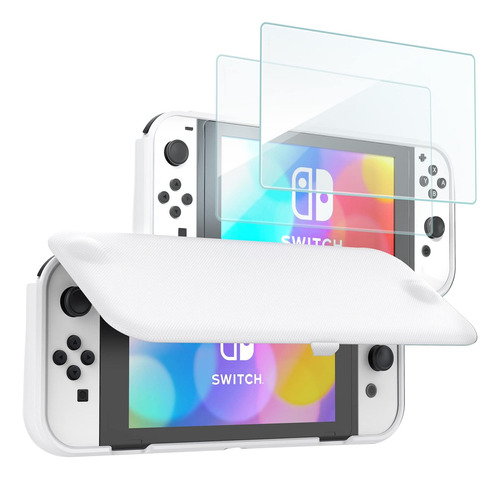 Procase Flip Cover Para Nintendo Switch Oled Con 2 Protector