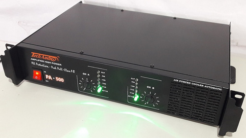 Imagem 2 de 3 de Amplificador Tpx-1.4 + Pa-500 Direto Da Fabrica Techaudio