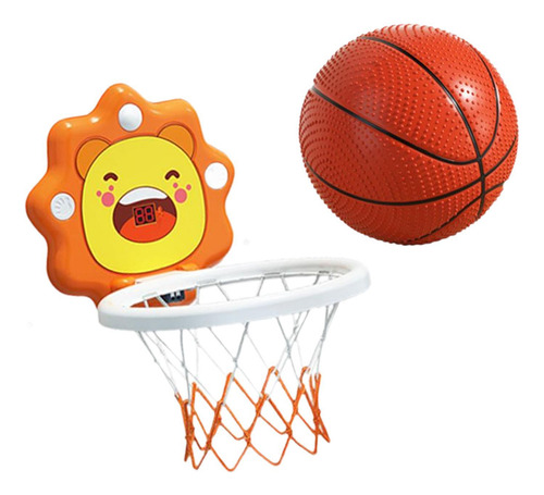 Mini Aro De Baloncesto Juguete De Baño Juguete Amarillo