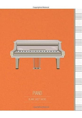 Partitura En Blanco Para Piano Musica Manuscrito Personal Pa